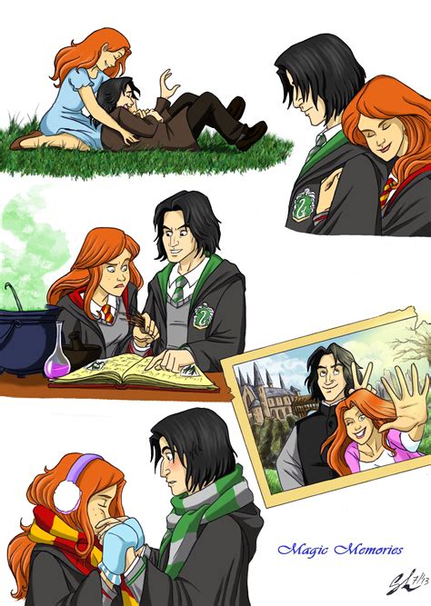 fan art Sev x Lily | Harry potter pictures, Harry potter comics, Harry ...