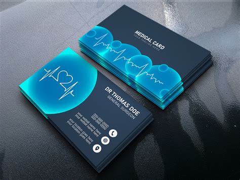 Creative Medical Business Card Design on Behance