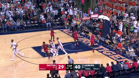 Auburn Men's Basketball Highlights vs. Dayton - YouTube