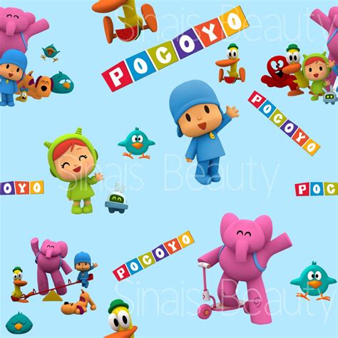 Pocoyo Seamless File - Etsy