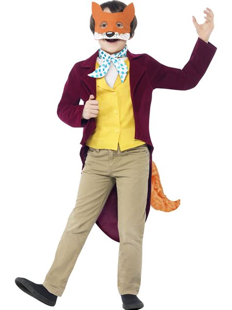 Fantastic Mr Fox Roald Dahl Costume - Child - Sunbury Costumes