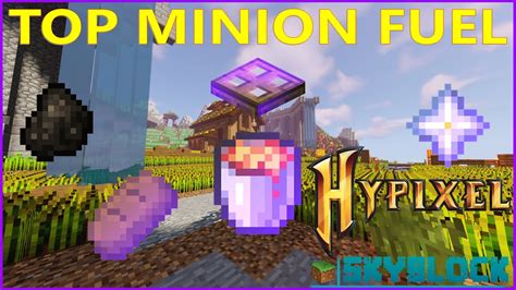 Minion fuel hypixel