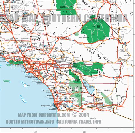 Southern California Attractions Map - Printable Maps