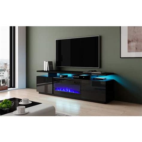 86 Inch Tv Stand With Fireplace - Garret Johnston