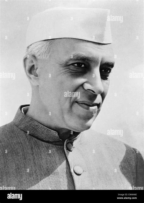 Jawaharlal Nehru (1889-1964), the first Prime Minister of India ...