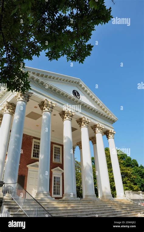 The Rotunda, University of Virginia. Charlottesville, VA, USA Stock Photo - Alamy