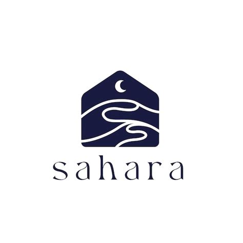 Premium Vector | Sahara desert logo