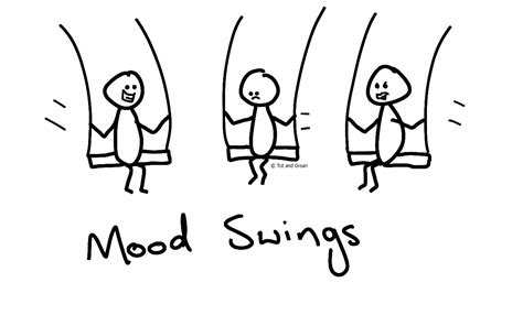 Mood Swings | More Tut and Groan Single Panel Comic Goodness | Puns