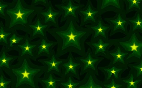 Neon Green Stars