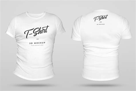 3D T-Shirt Mockup — Medialoot