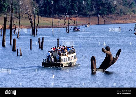 BOATING IN THEKKADY KERALA Stock Photo - Alamy