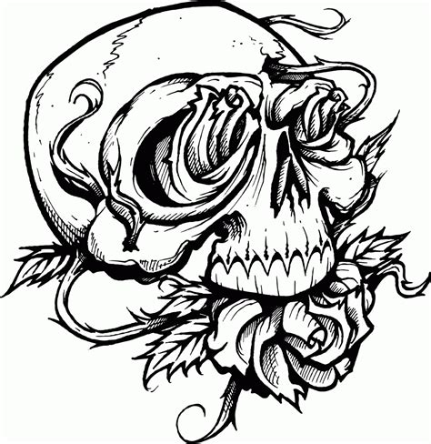 Free Skull Coloring Pages To Print, Download Free Skull Coloring Pages ...