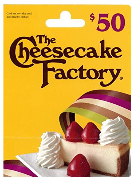 Cheesecake Factory Gift Card - Kindergarten Chaos