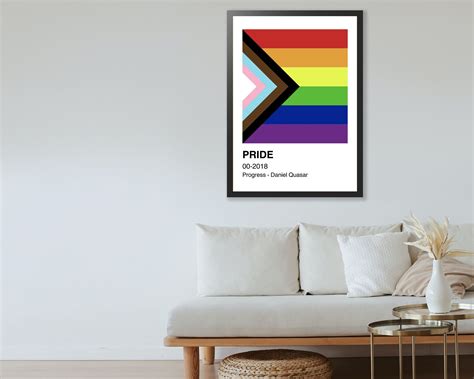 Pride Progress 1 Flag Digital Download LGBTQ Wall Art Pride - Etsy