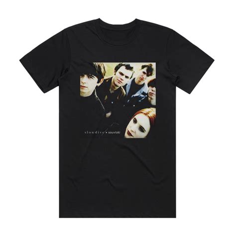 Slowdive Souvlaki Album Cover T-Shirt Black – ALBUM COVER T-SHIRTS