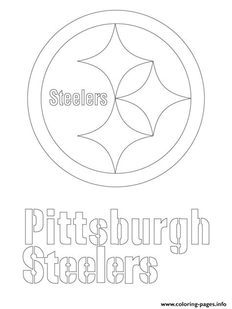 Print pittsburgh steelers logo football sport coloring pages ...