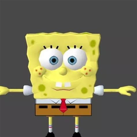 Spongebob Free 3d Model - .Obj - Open3dModel 14495