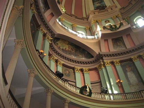 Jefferson National Expansion Memorial - Inside the Dome of the Old Courthouse - a photo on ...