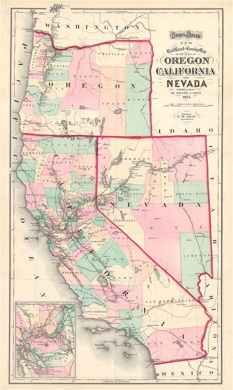 Map California To Oregon – Topographic Map of Usa with States