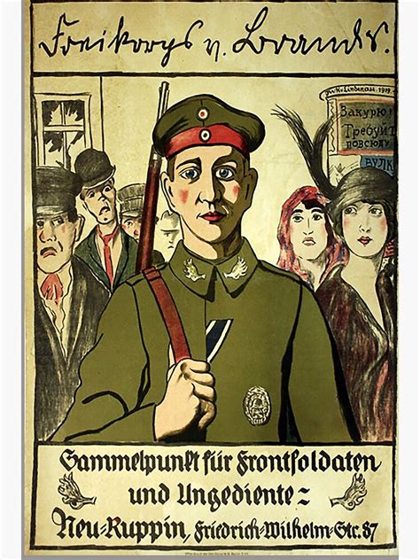 "Freikorps 1919 Baltic German recruiting poster" Poster for Sale by edsimoneit | Redbubble