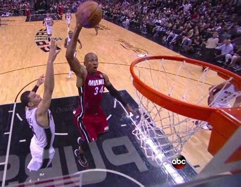 Ray Allen Takes Danny Green’s Cornbread with Dunk (Video ...