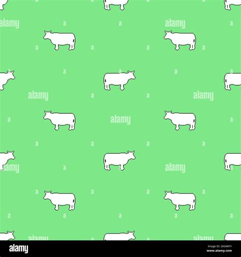 Cow pixel art pattern seamless. 8 bit farm animal background. pixelated ...