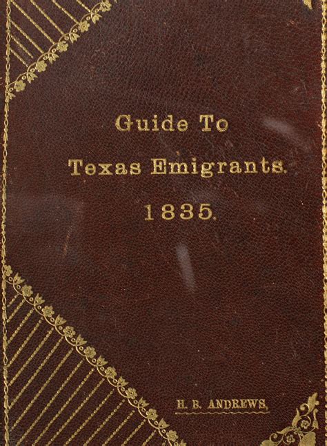 Guide to Texas emigrants - The Portal to Texas History