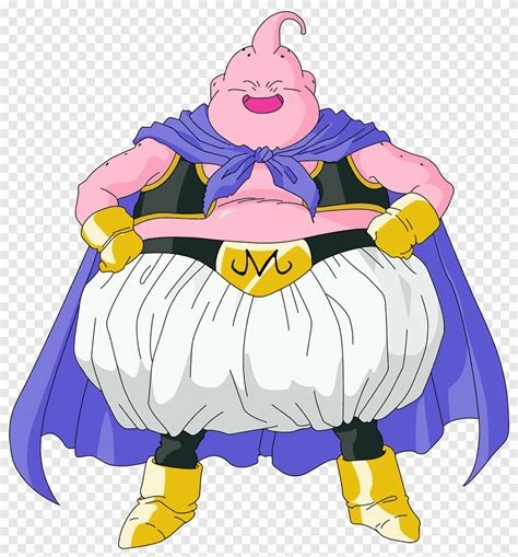 Majin Boo, Majin Buu Frieza Goku Piccolo Gotenks, fat, purple, violet png | PNGEgg