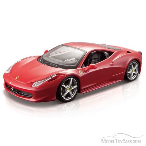 Ferrari 458 Italia Hard Top, RED - Bburago 26003 - 1/24 scale Diecast ...