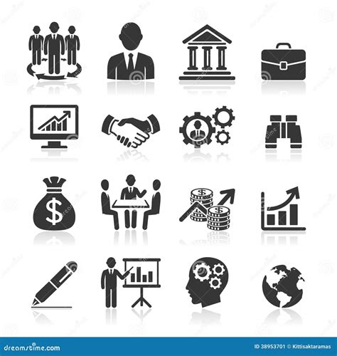 Business Icons Question, Idea, Process, Earn - Vector Illustration ...