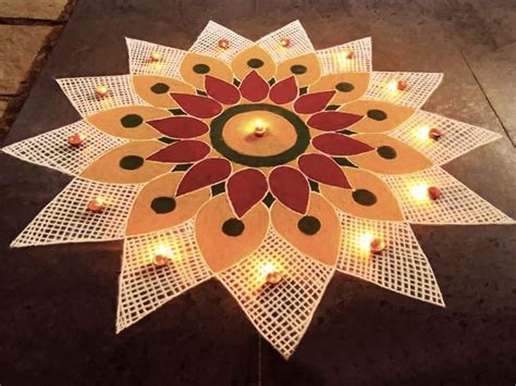 15 Beautiful & Colorful Pattern Rangoli Design Ideas For Eco-Friendly ...