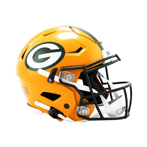 Green Bay Packers Authentic SpeedFlex Football Helmet | Riddell – The Helmet Giant