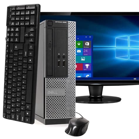 Refurbished Dell OptiPlex 3020 SFF 19" Core i5-4460 3.20GHz - HDD 250GB - RAM 4GB - QWERTY ...