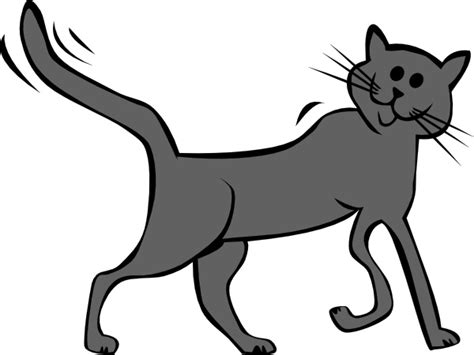 Cartoon Cat clip art Free vector in Open office drawing svg ( .svg ) vector illustration graphic ...