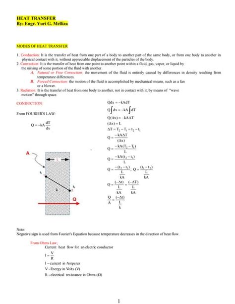 Fundamentals of heat transfer lecture notes | PDF