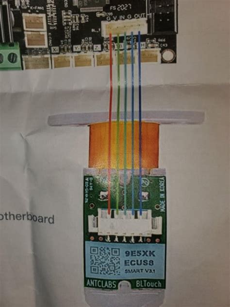 Wiring diagram for bl touch on ender 4.2.x main board using creality ...