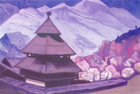 Temple of Tripura Sundari, 1932 - Nicholas Roerich - WikiArt.org