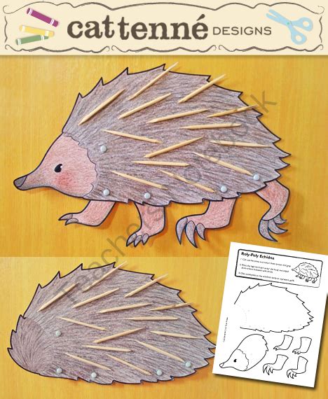 Echidna Craft Template Echidna Embroidery Designs - broadbandadvisory