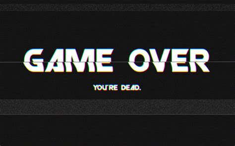 GAME OVER, Video games, Glitch art HD Wallpapers / Desktop and Mobile Images & Photos