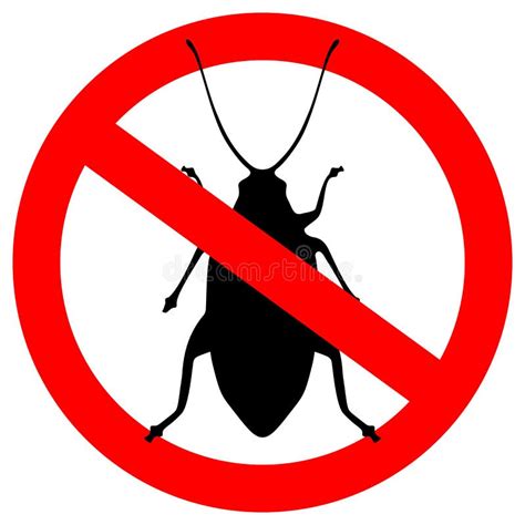 No pest vector sign stock vector. Illustration of insect - 176808547