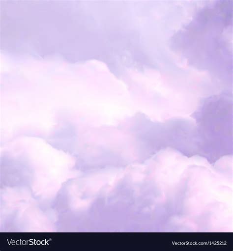 White Sky and pink Clouds Royalty Free Vector Image