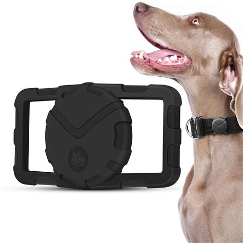 Buy FOSSA Airtag Dog Collar Holder, Large Dog Airtag Holder, Waterproof Dog Collar Airtag Holder ...