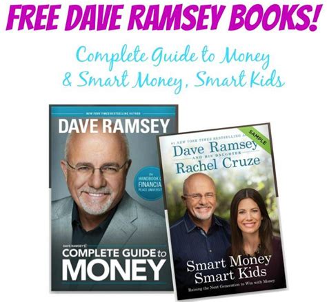 FREE Dave Ramsey Books | Smart Money, Smart Kids & Complete Guide to Money