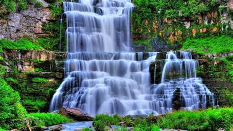 Download Most Beautiful Waterfall Wallpaper » Picserio - Nature ...