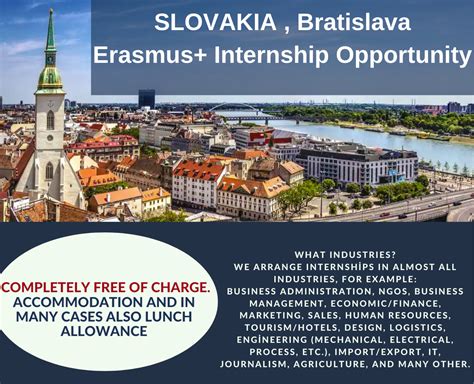 Slovakia, Bratislava Erasmus+ Internship Opportunities - Europingram