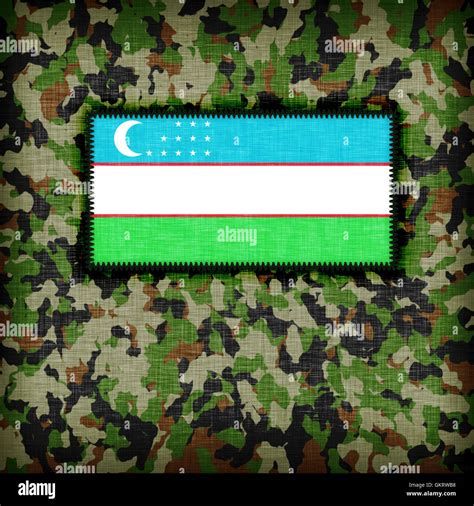 Amy camouflage uniform, Uzbekistan Stock Photo - Alamy