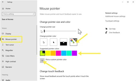 How to change mouse color in windows 10 - snlio