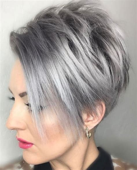 Grey Pixie Hair Cut & Gray Hair Colors for Short Hair – Page 3 – HAIRSTYLES