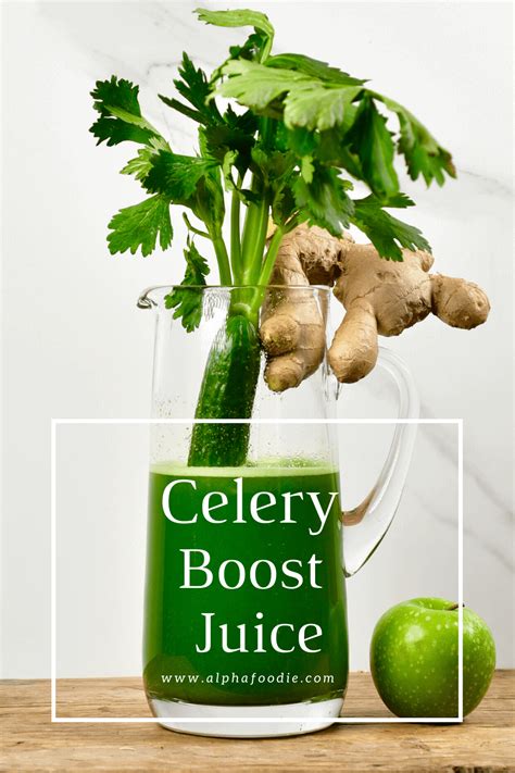 Green Detox Celery Juice Blend - Alphafoodie