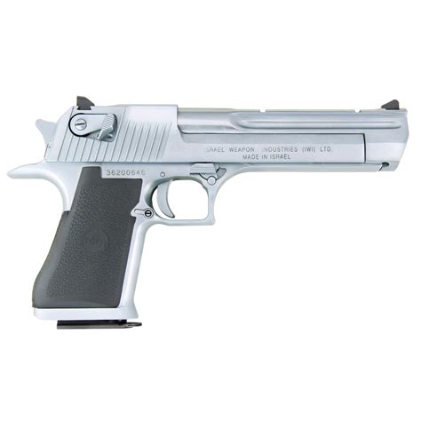 Discount Gun Mart | MRI DE44CABC Desert Eagle *CA Comp* 44 Mag 6" 8+1 Blk Grip Brushed Chrome